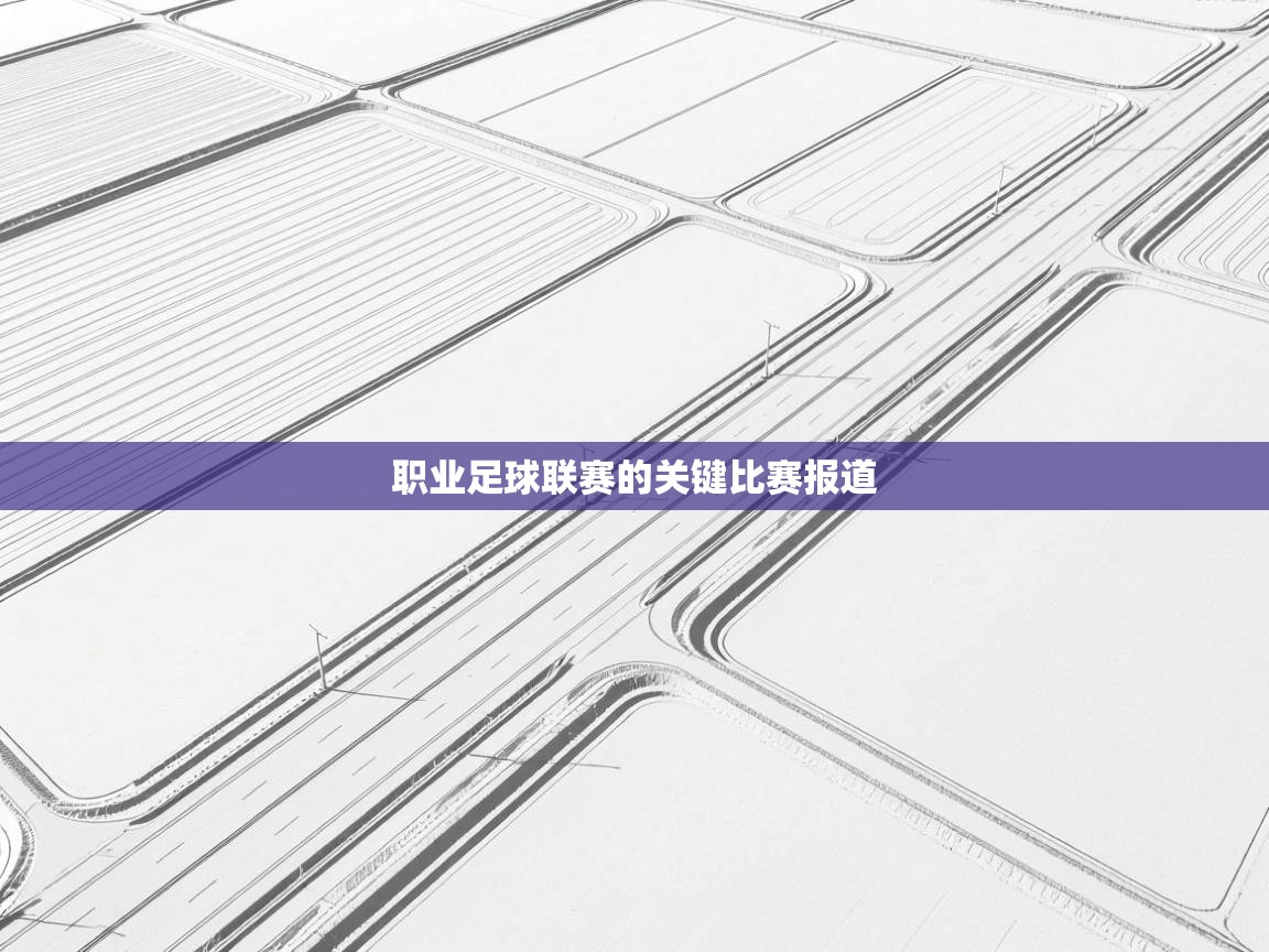 职业足球联赛的关键比赛报道