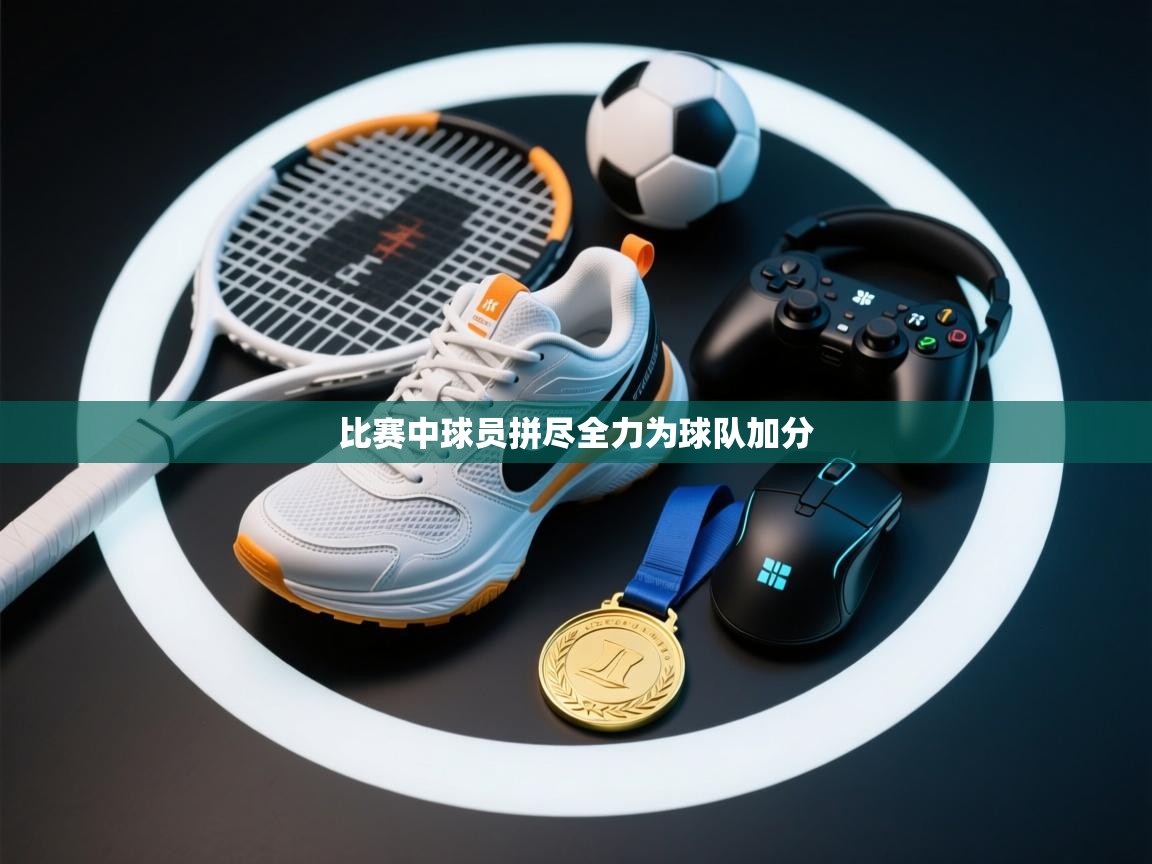 比赛中球员拼尽全力为球队加分